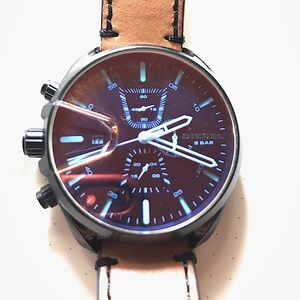 Diesel Watch, Large, unique design for left wrist